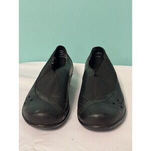 Essence Aetrex Black Fabric‎ Loafers sz 7.5 S-643